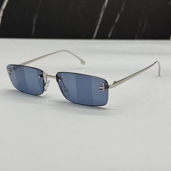 NEW FENDI FE4172US 16X SILVER/BLUE SUNGLASSES WOMEN FENDI - Picture 1 of 11